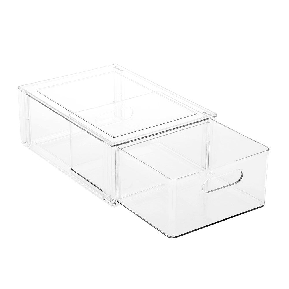 Crystal Storage Drawer With Divider 35X25X13.5Cm