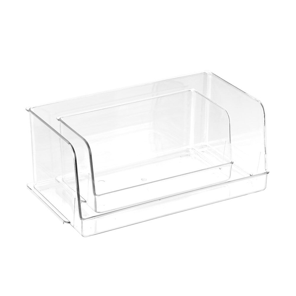 Boxsweden 23.5cm Crystal Kitchen Stackable Organiser Small - Clear