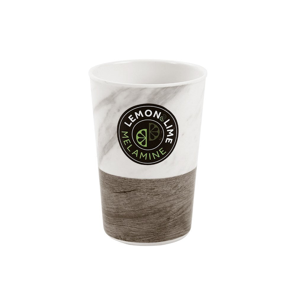 Lemon & Lime Melamine Matte 300ml Tumbler - Endwood Marble