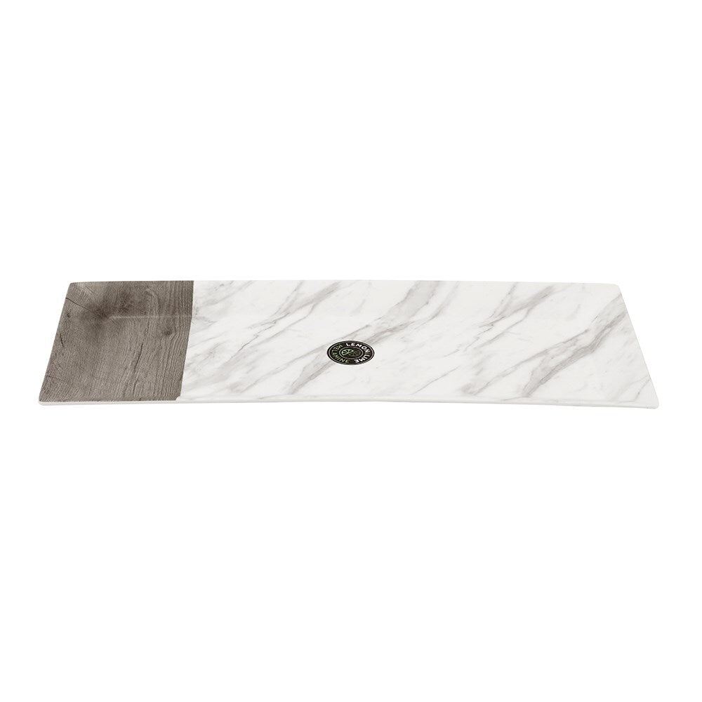 Lemon & Lime Matte Melamine 47.5x20cm Serving Platter Endwood Marble