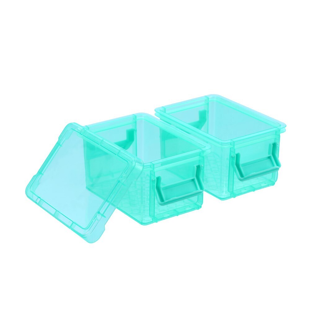 2PK Boxsweden Mini Stacker Box 330Ml Teal
