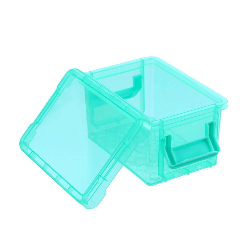 Boxsweden Mini Stacker Box 700Ml 15X10X8.5cm Teal