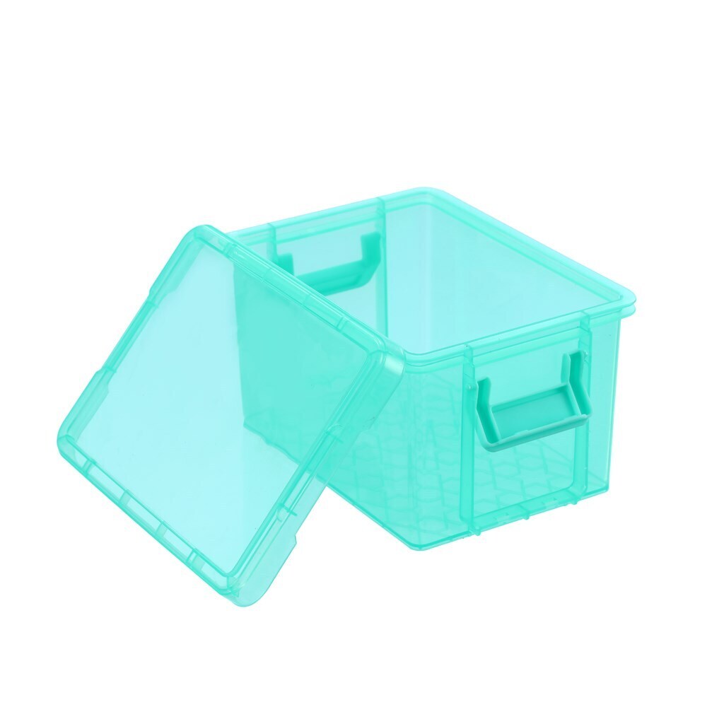 Boxsweden Mini Stacker Box 1.65L 19.5X13.5X11cm Teal