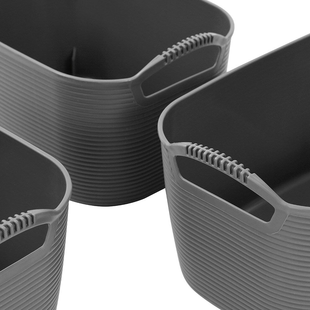 3PK Boxsweden 24.5cm Flexible Storage Basket Small - Assorted