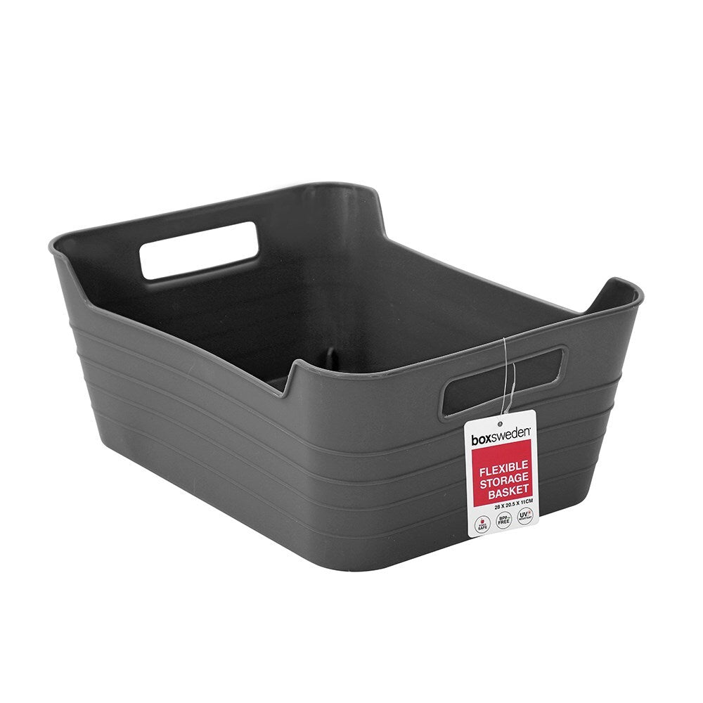 Boxsweden 28cm Flexible Storage Basket Small - Assorted