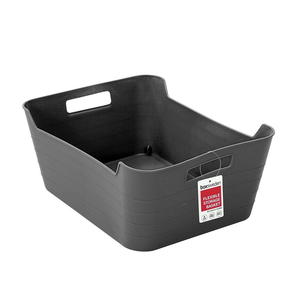 Boxsweden 32cm Flexible Storage Basket Medium - Assorted