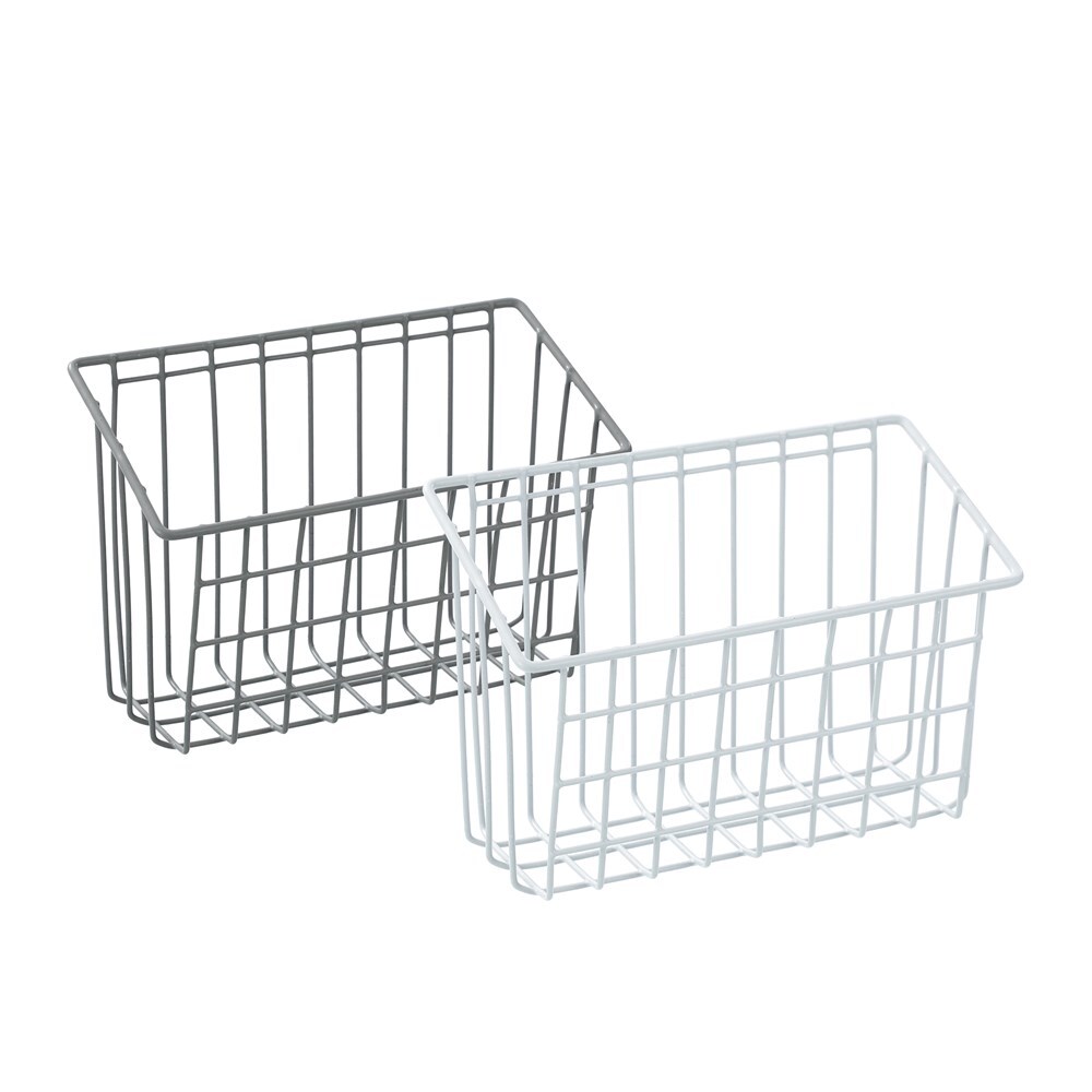 Boxsweden 25.5x12.5cm Wire Wall Mounted Basket - Assorted