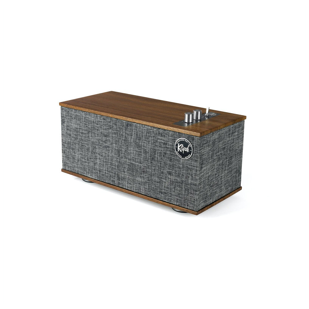 1067555-klipsch-the-one-ii-tabletop-shelf-stereo-speaker-wireless-bluetooth-walnut