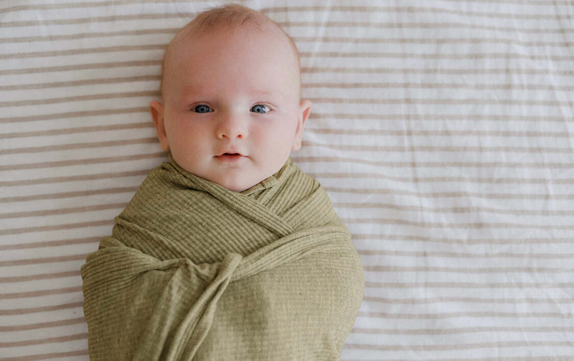 1110009-ponchik-baby-toddler-jersey-wrap-pistachio-rib-size-0
