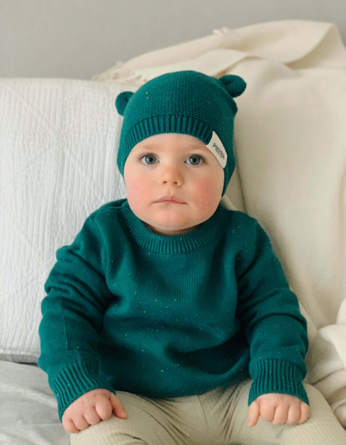 111002910-ponchik-baby-toddler-bear-beanie-jewel-speckle-knit-size-3-12m