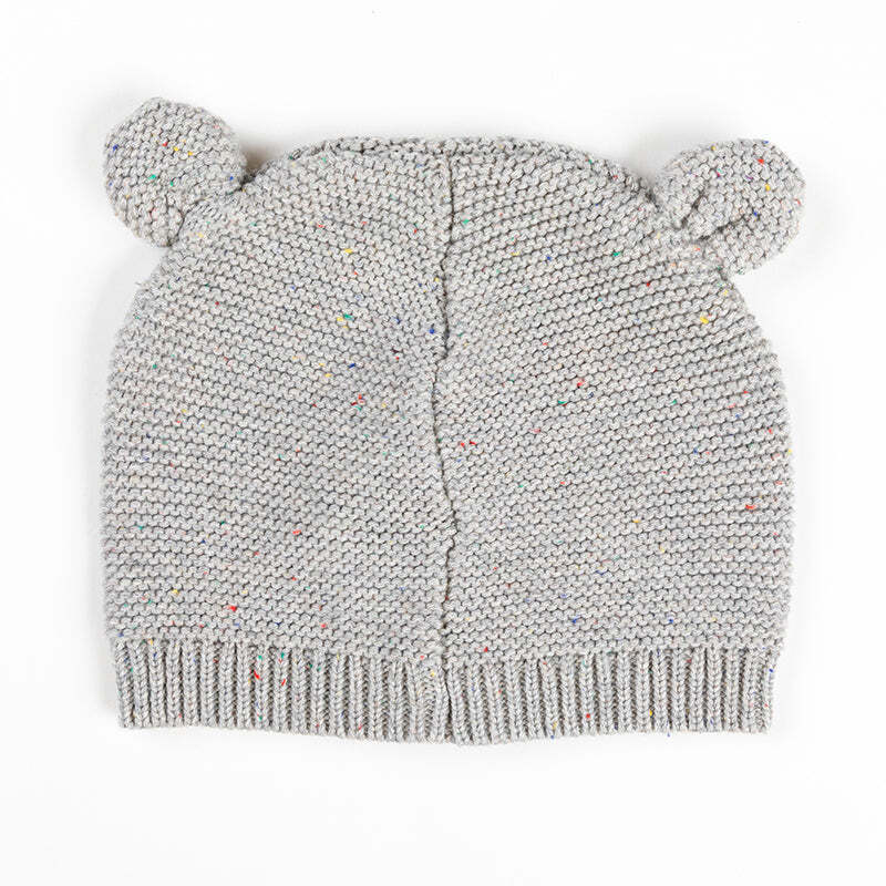 111002921-ponchik-baby-toddler-bear-beanie-koala-speckle-knit-size-3-12m