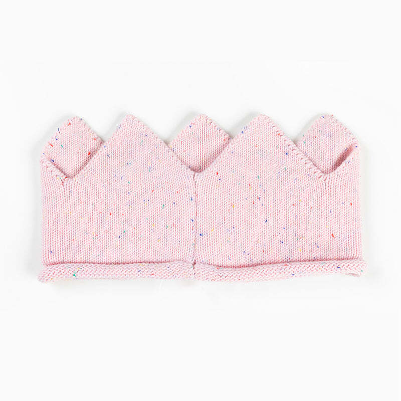 11100302-ponchik-baby-toddler-cotton-crown-headband-love-speckle-knit-size-3-24-m