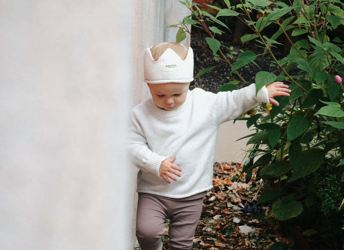 11100302-ponchik-baby-toddler-cotton-crown-headband-love-speckle-knit-size-3-24-m