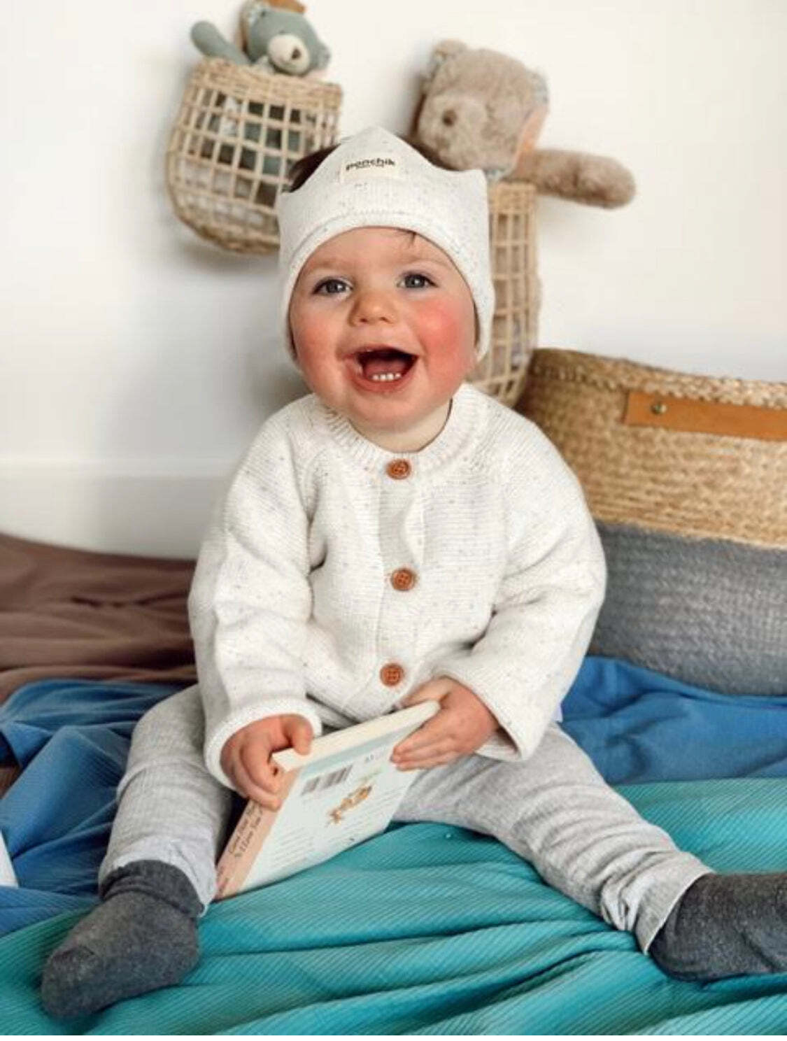 11100305-ponchik-baby-toddler-cotton-crown-headband-stardust-speckle-knit-size-3-24-m