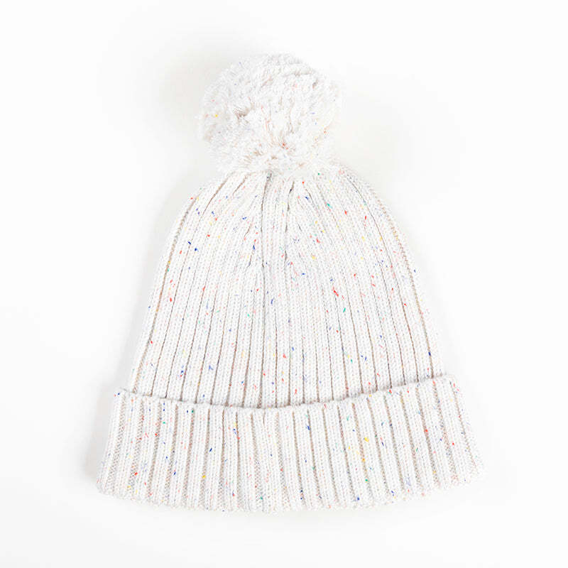 11100336-ponchik-baby-toddler-pom-pom-ribbed-beanie-stardust-speckle-knit-size-3-6m