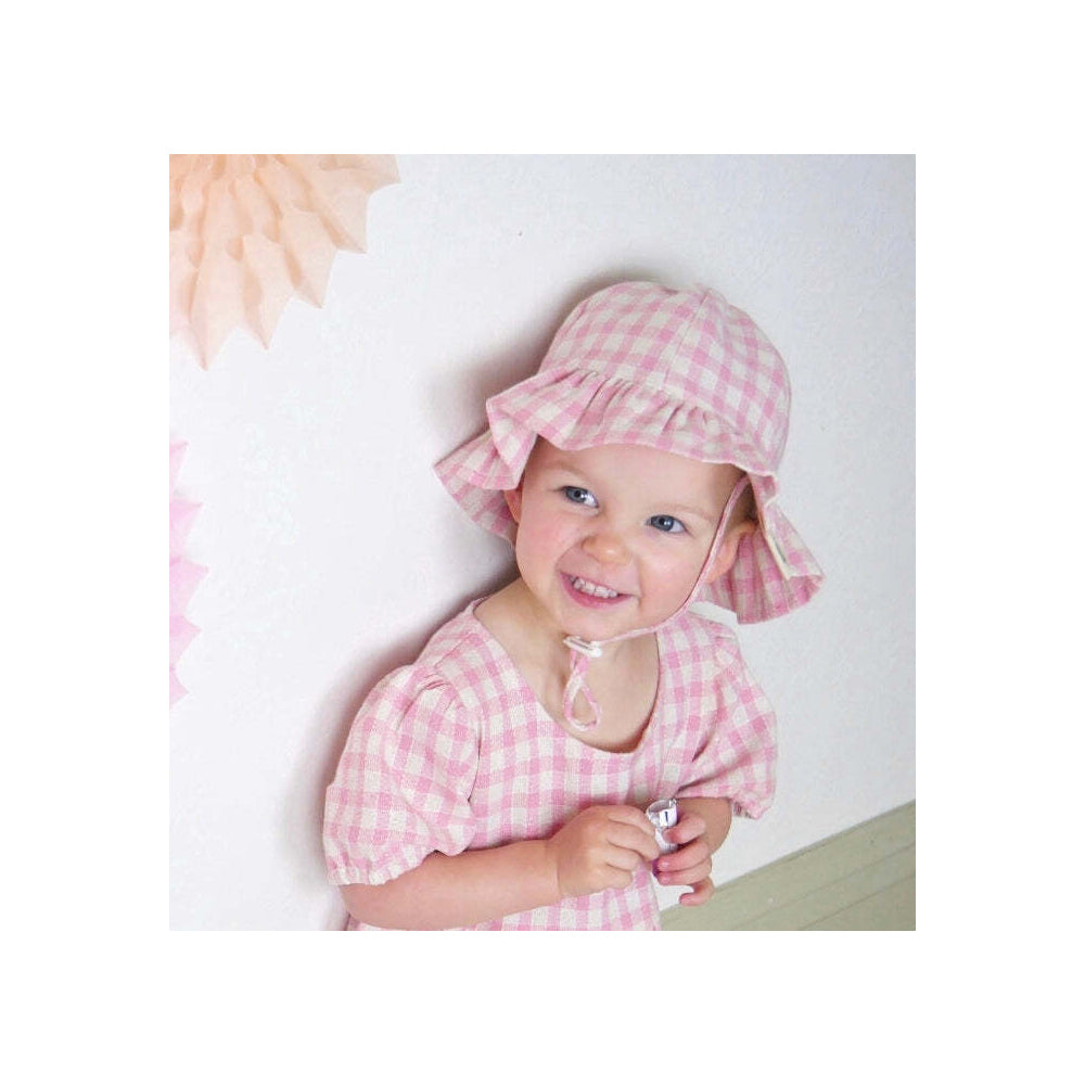 4565157811-11-ponchik-sun-hat-fairy-floss-gingham-size-medium-9-24m