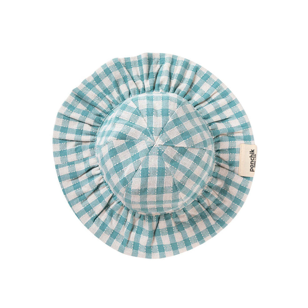 4565157818-11-ponchik-sun-hat-peacock-gingham-size-large-2-8y
