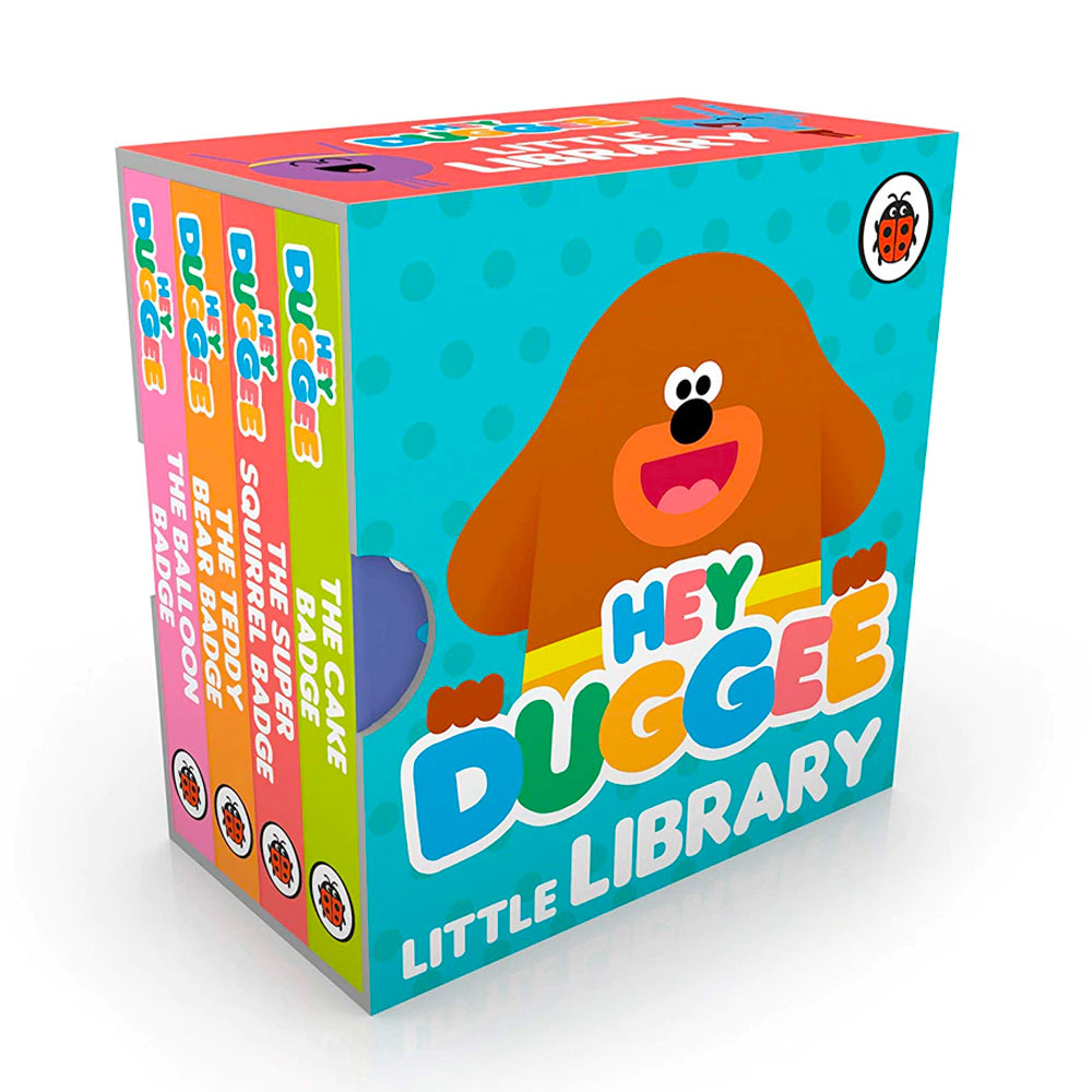 4pc Hey Duggee Little Library Board Book Set