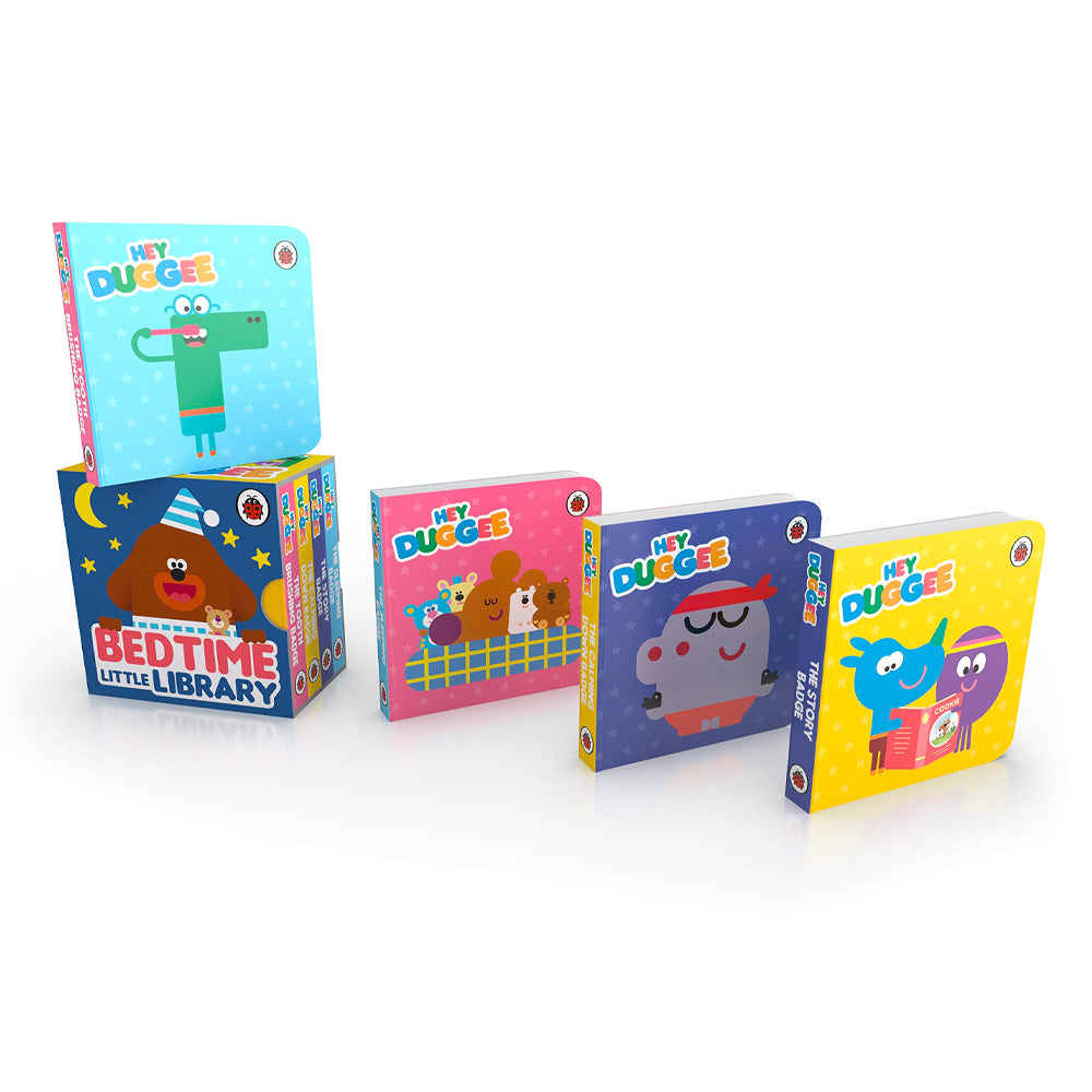 4pc Hey Duggee Little Library Board Book Set