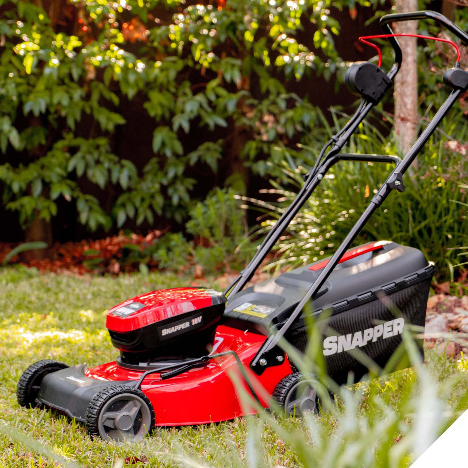 2691996-snapper-18v-cordless-steel-deck-lawn-mower-kit-w-5-0ah-battery-charger