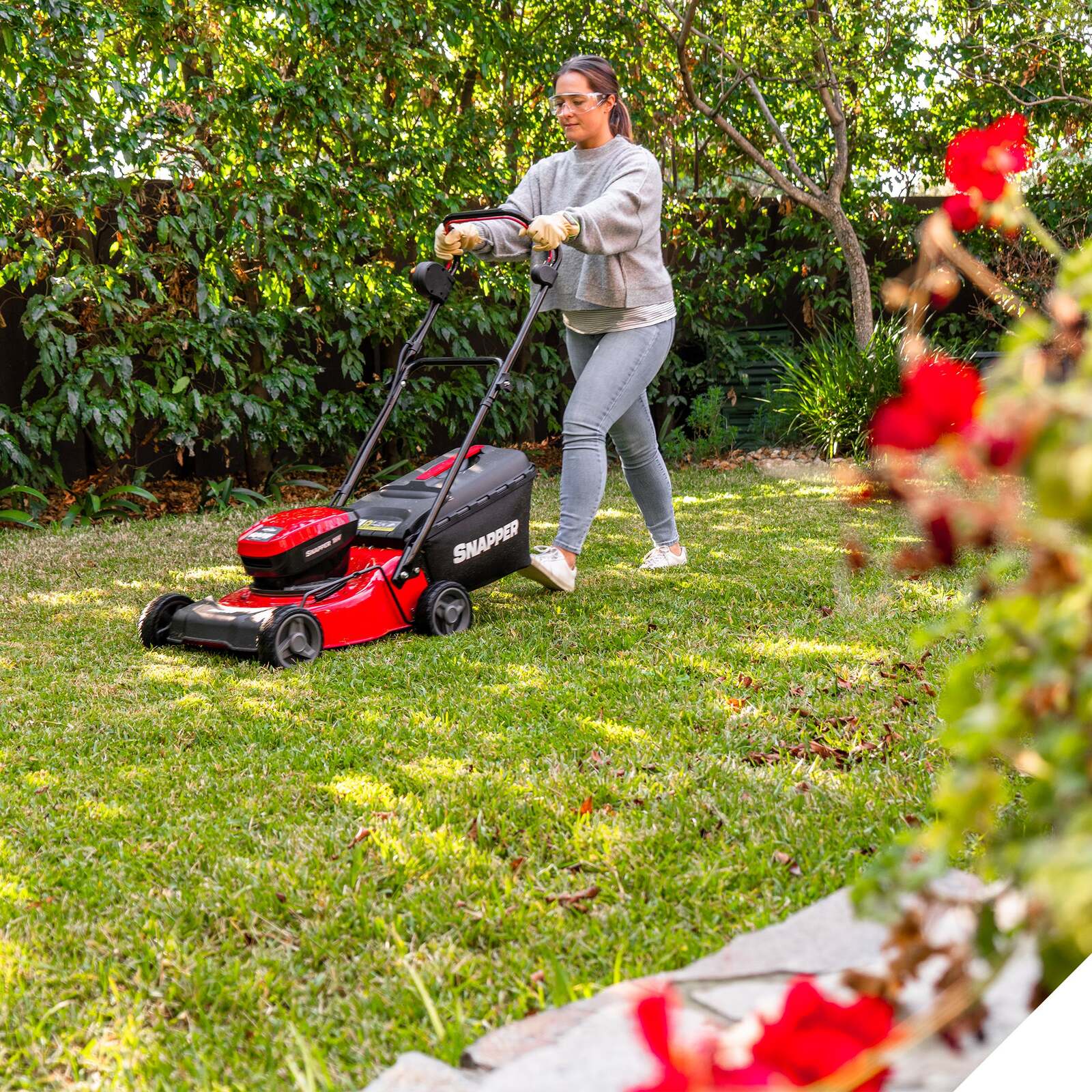 2691996-snapper-18v-cordless-steel-deck-lawn-mower-kit-w-5-0ah-battery-charger