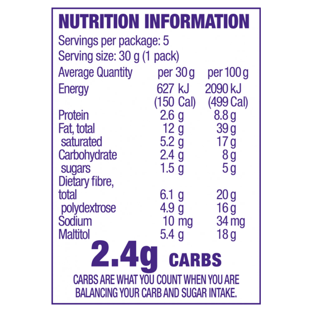 105711-5pc-atkins-low-carb-50g-endulge-chocolate-coated-almonds
