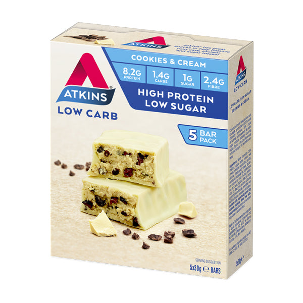 16122-5pc-atkins-advantage-bar-30g-low-carb-cookies-cream