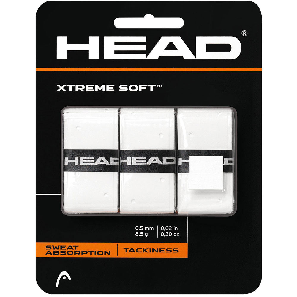 285104-wh-3pk-head-xtremesoft-overgrip-white