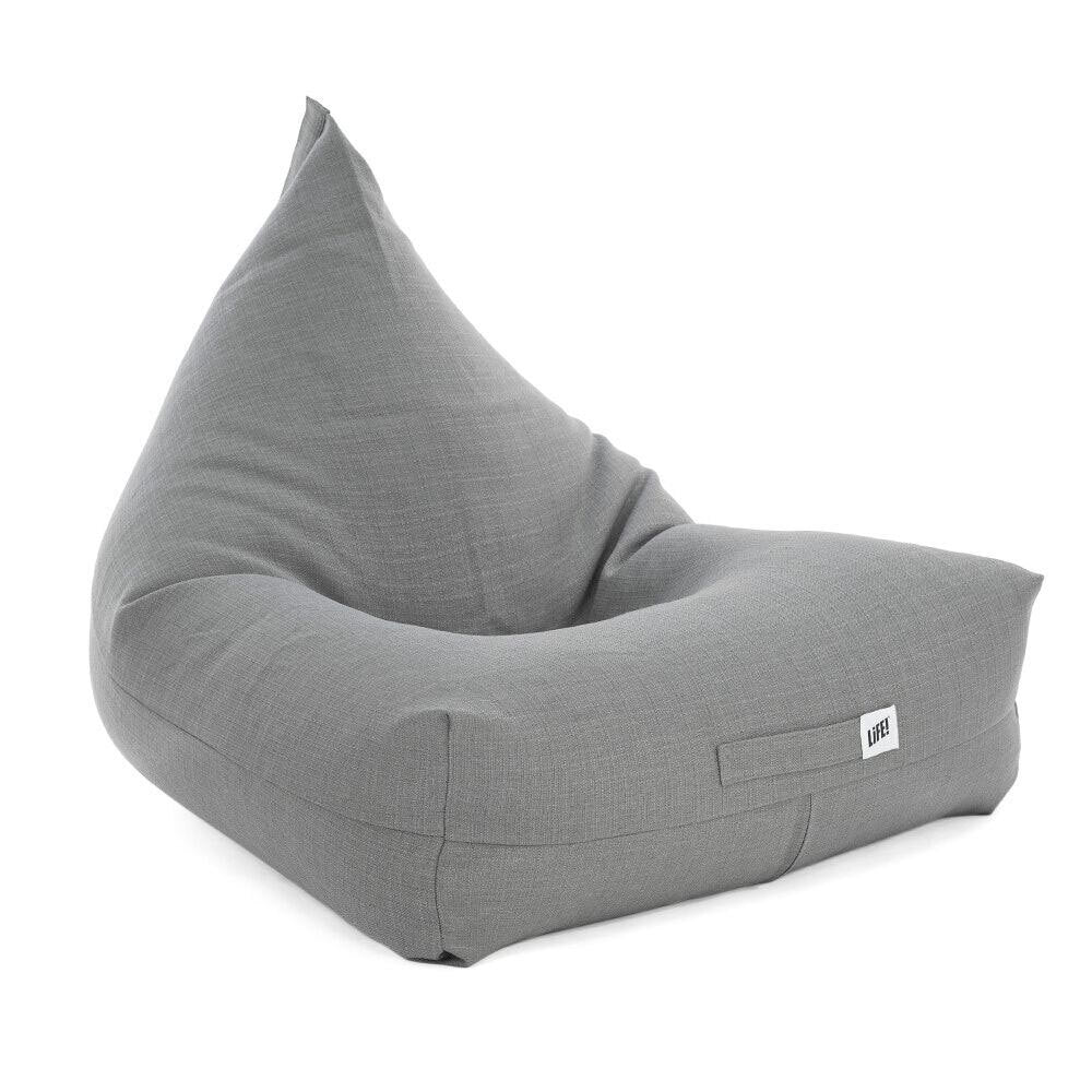 3040704ind-life-luna-linen-style-bean-bag-cover-grey