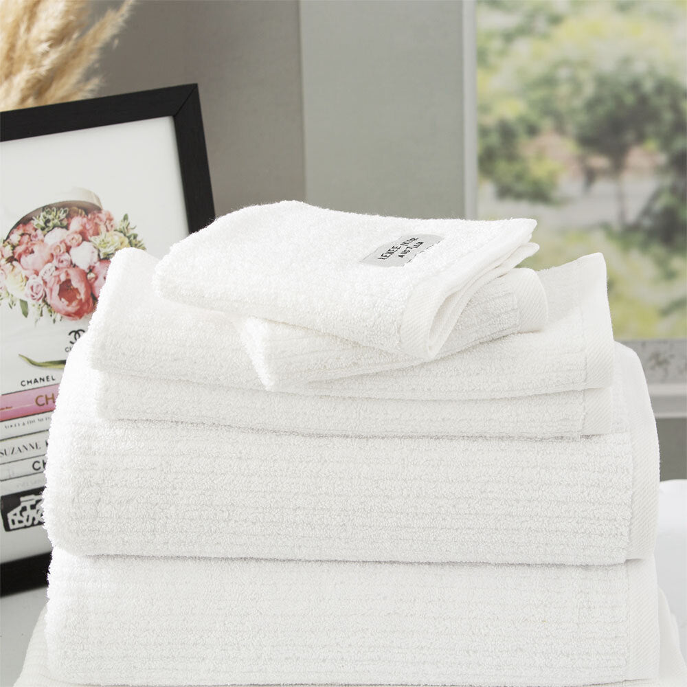 320520-5pc-renee-taylor-towel-set-cobblestone-650-gsm-cotton-ribbed-white