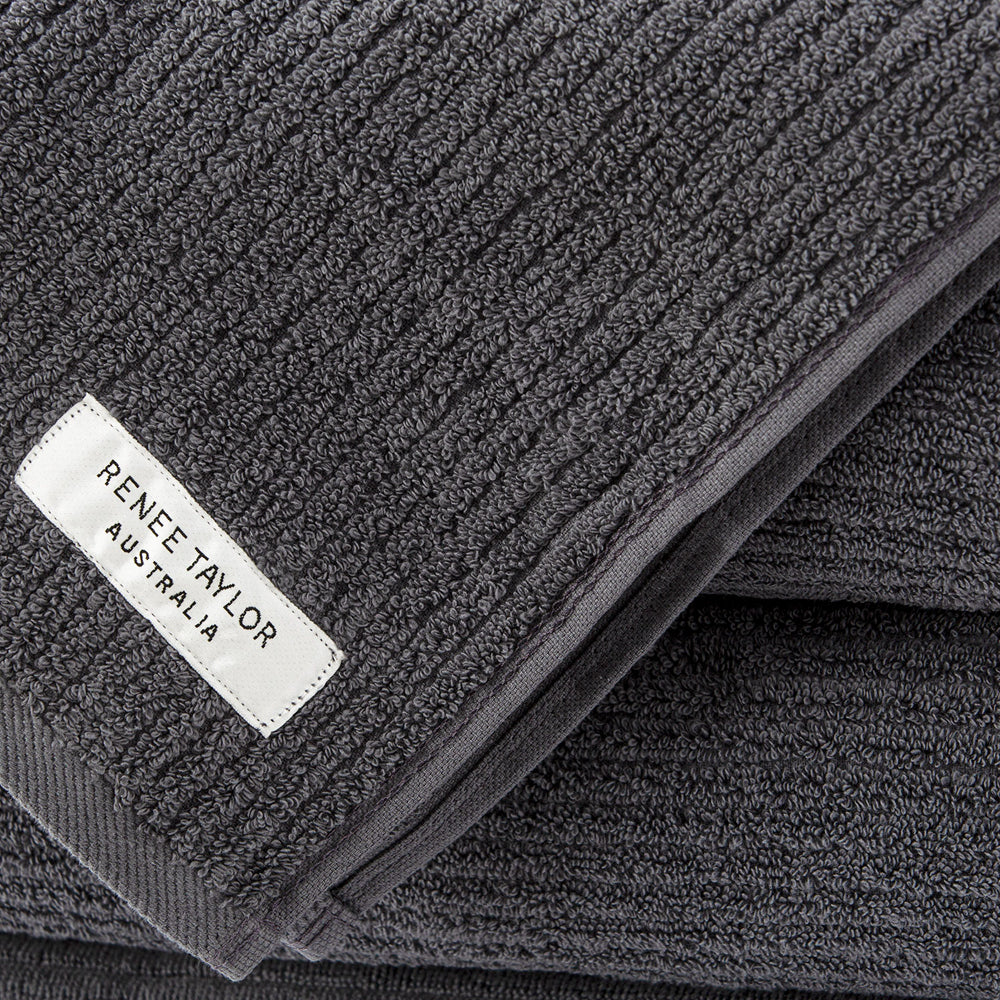 320525-5pc-renee-taylor-towel-set-cobblestone-650-gsm-cotton-ribbed-granite