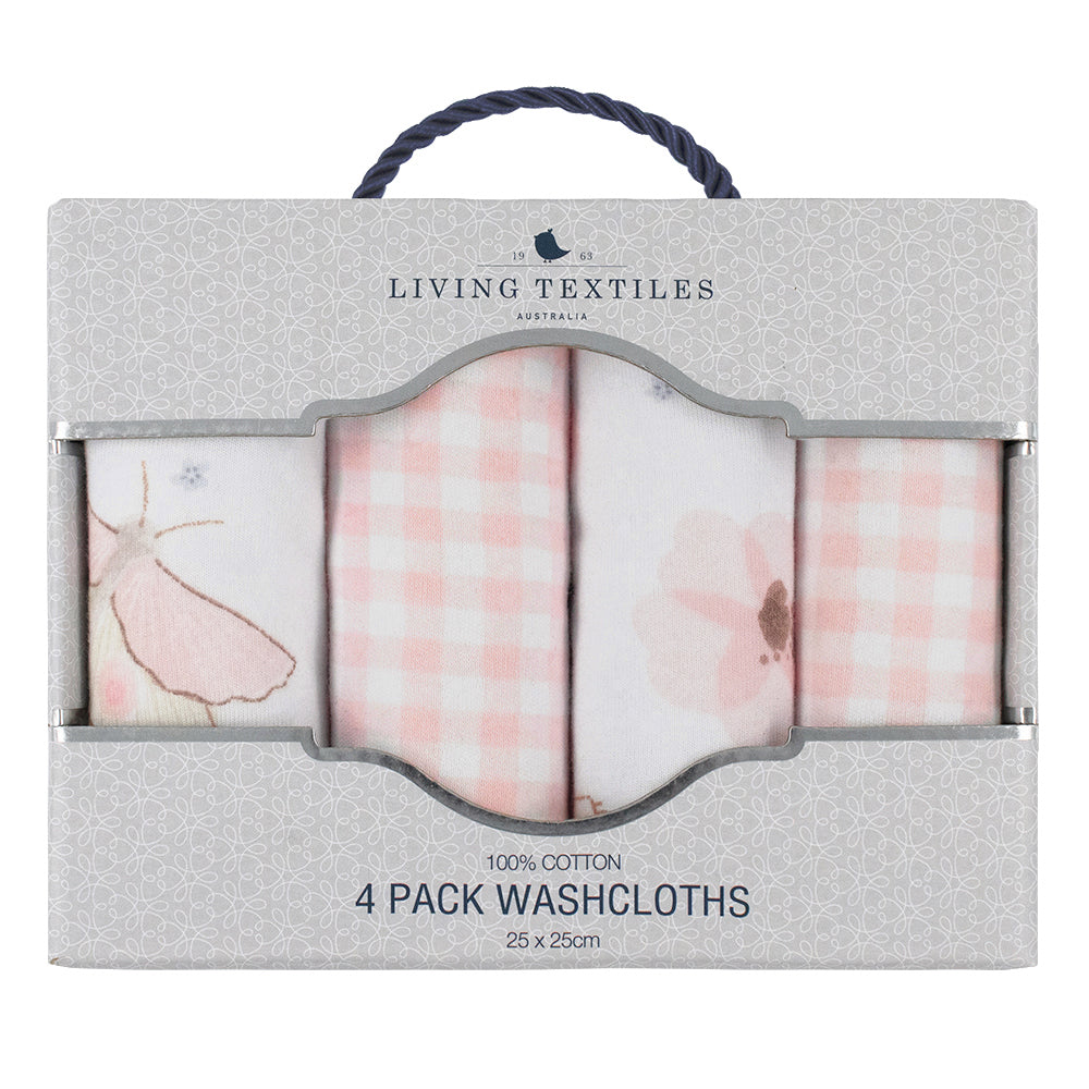 4033125-4pc-living-textiles-wash-cloths-butterfly-garden