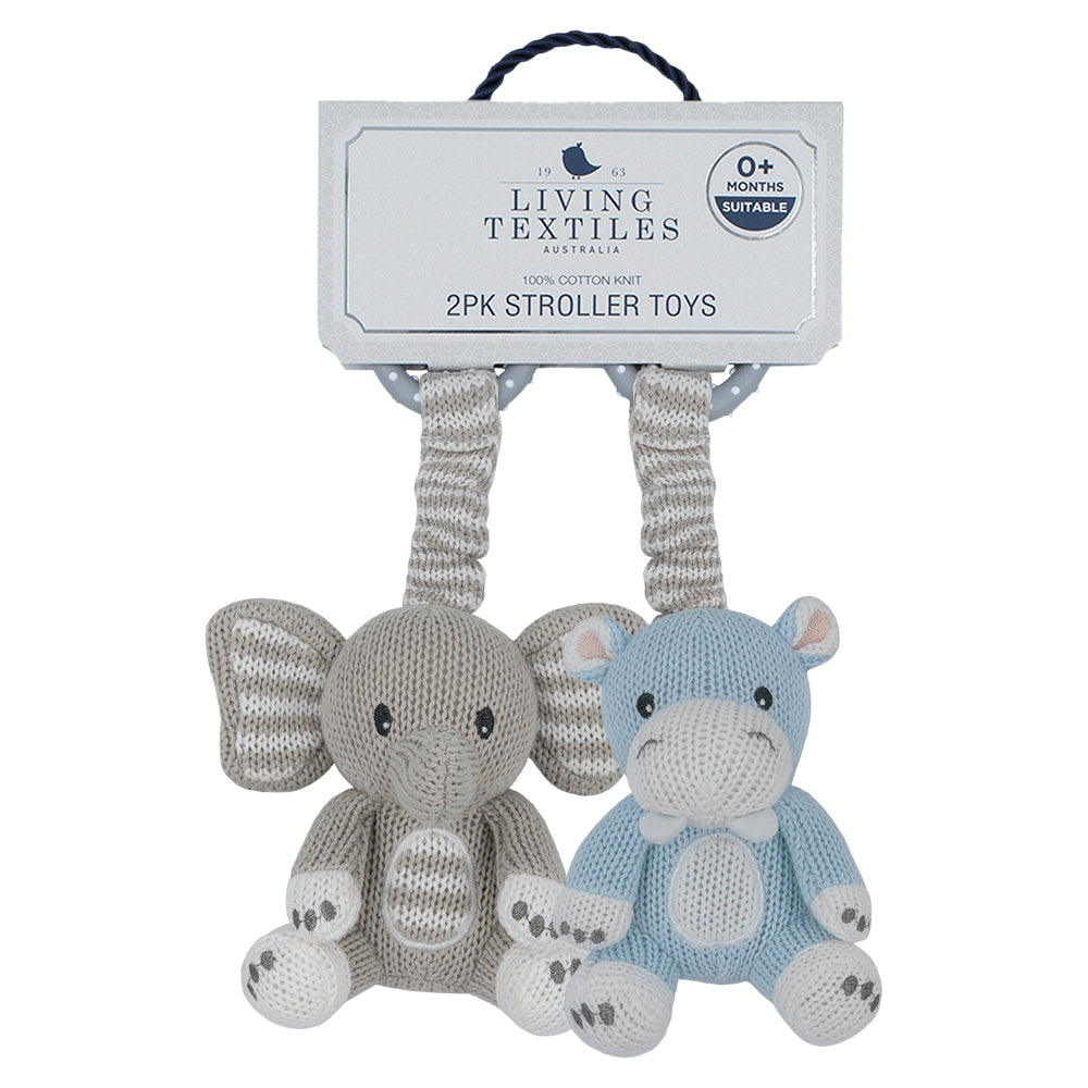 4235134-2pc-living-textiles-stroller-toys-elephant-hippo