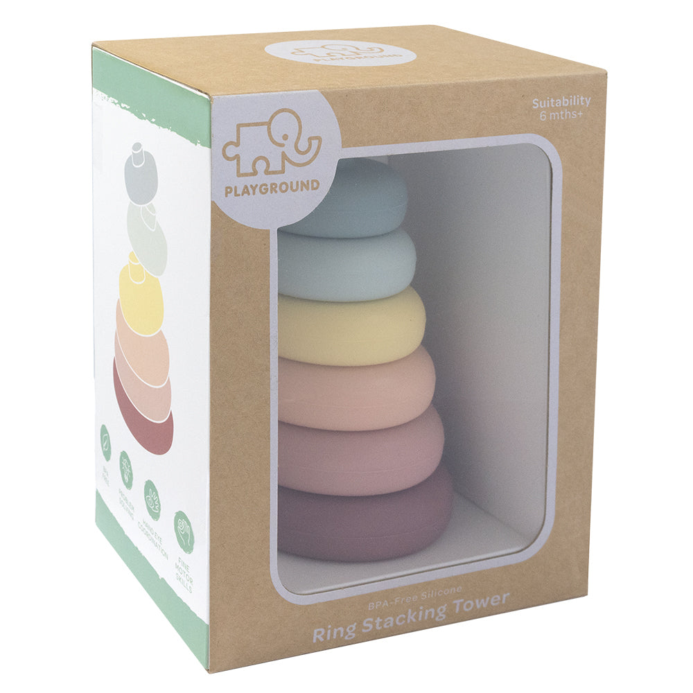 4237102-playground-silicone-ring-stacking-tower-baby-newborntoy-6m
