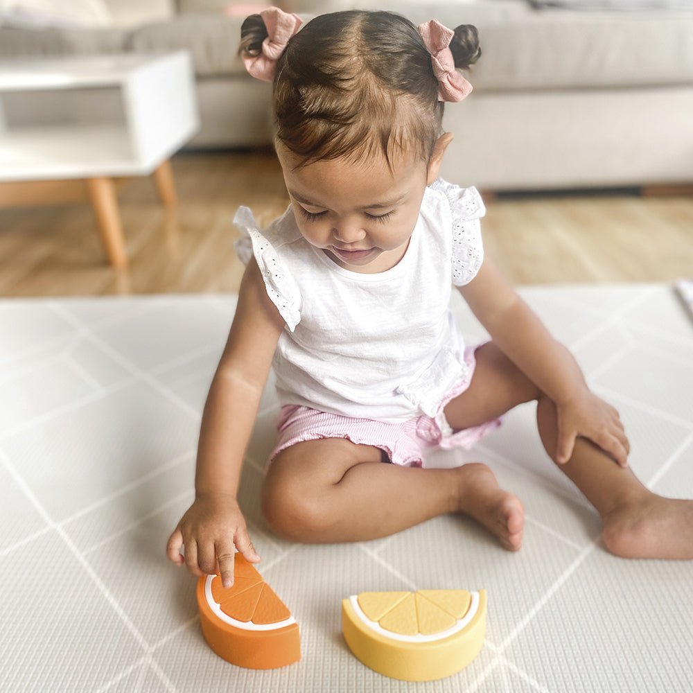 4238103-playground-silicone-orange-puzzle-baby-toddler-10m