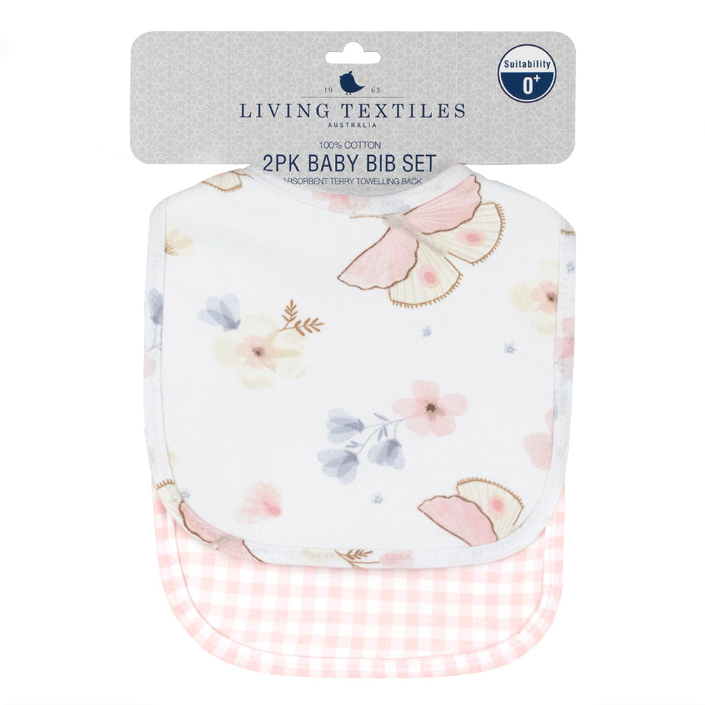 4720125-2pc-living-textiles-baby-newborn-bibs-butterfly-blush-gingham