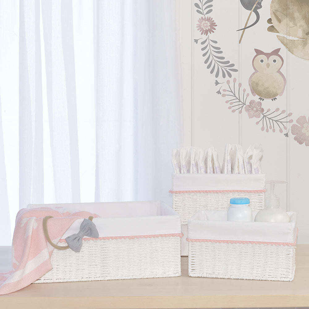 6420965-3pc-lolli-living-baby-newborn-woven-storage-set-blush-pompom