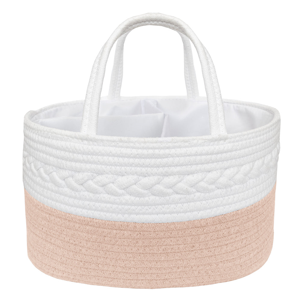 6466255-living-textiles-35x25cm-cotton-rope-nappy-caddy-blush-white
