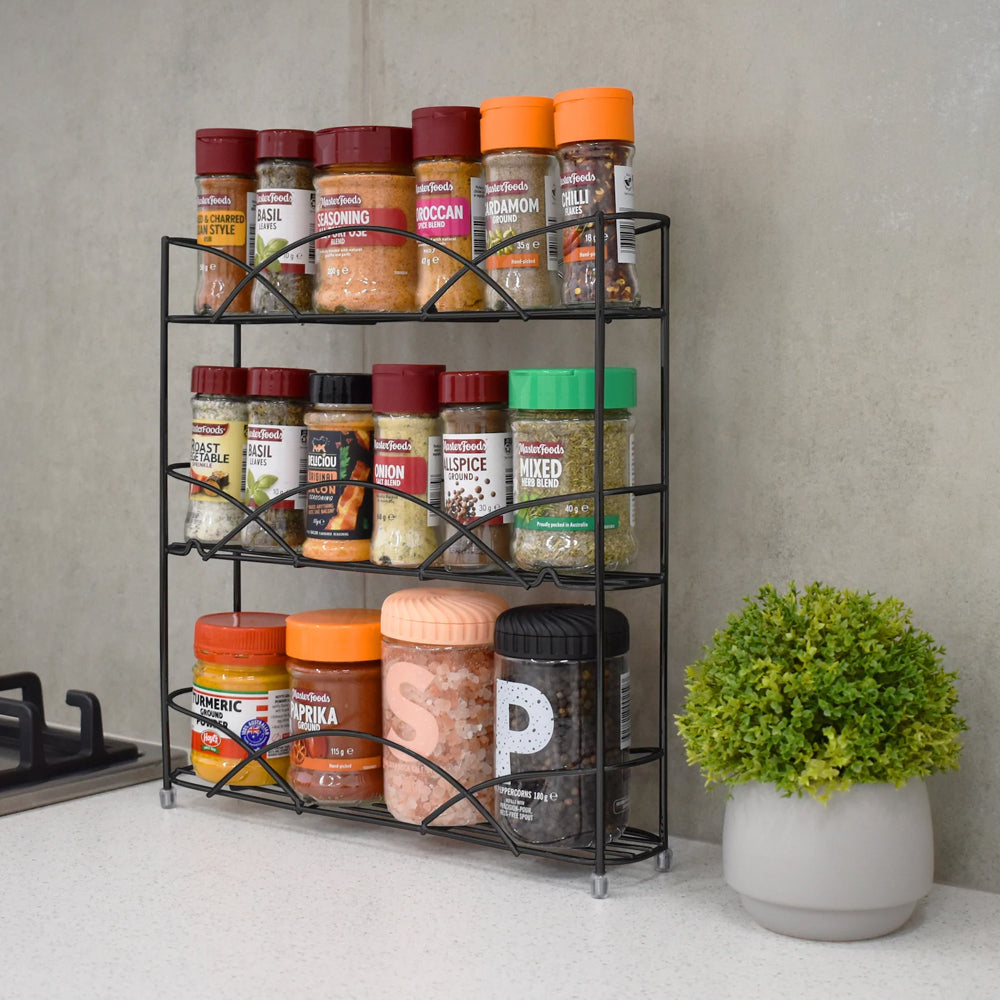 82451-the-kitchen-galleria-counter-top-spice-rack-32-5x6x33-5cm-black