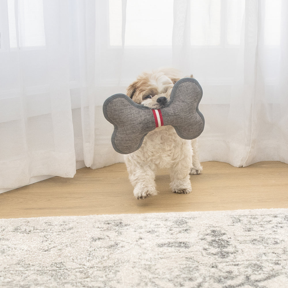 Louie Living Urban Pet/Dog/Cat Toy Tug Bone Plush