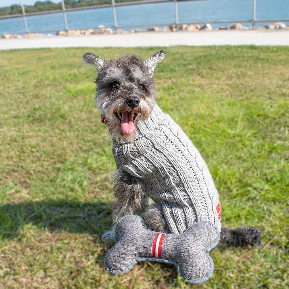 Louie Living Urban Pet/Dog/Cat Toy Tug Bone Plush