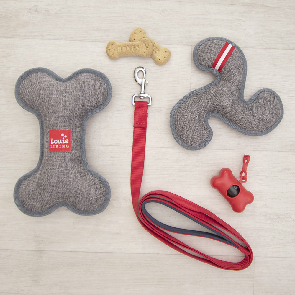 Louie Living Urban Pet/Dog/Cat Toy Tug Bone Plush