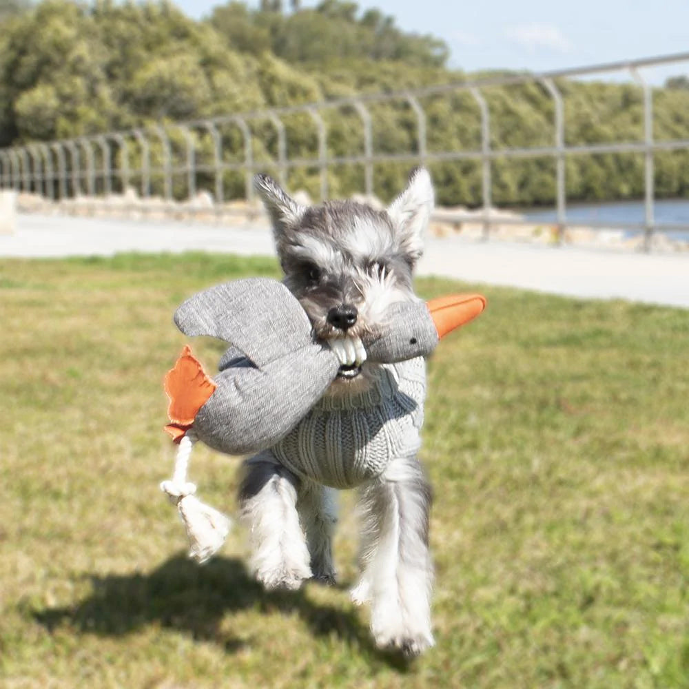 Louie Living Urban 30cm Dodo The Duck Dog/Pet Toy - Grey