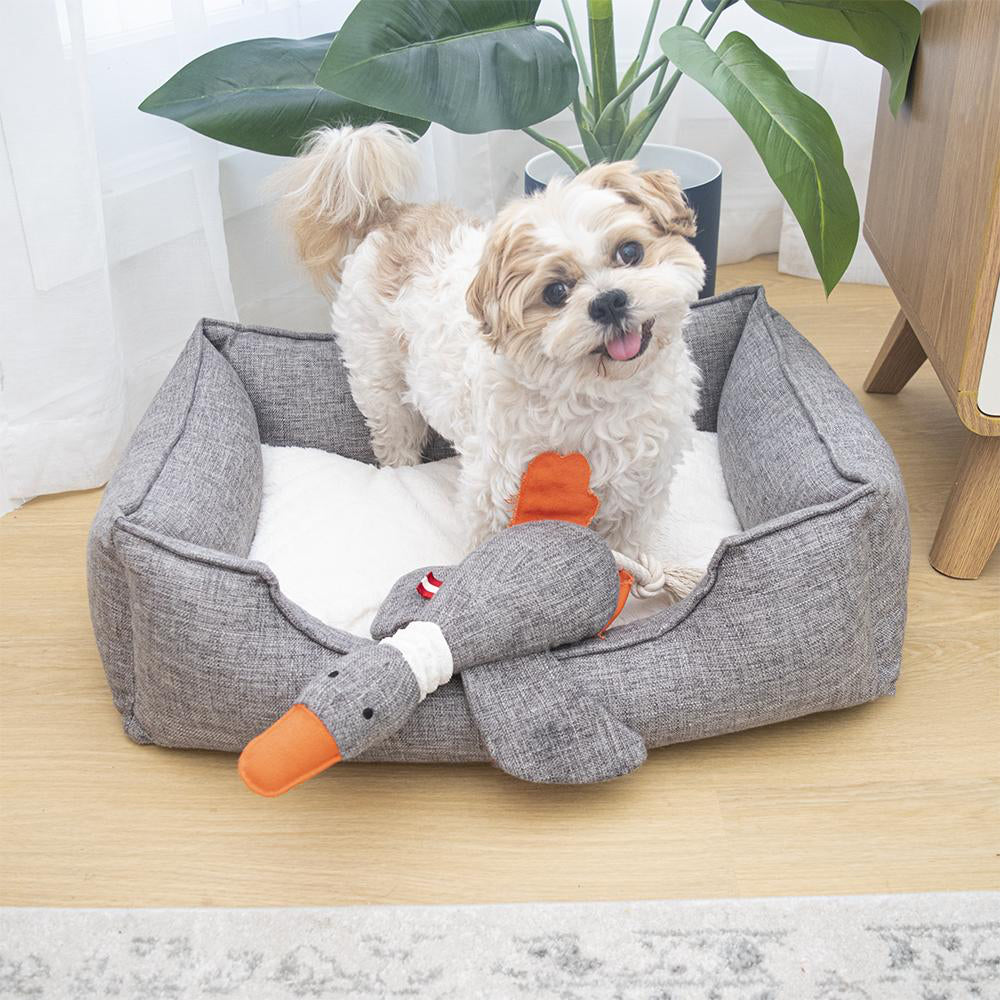 Louie Living Urban 30cm Dodo The Duck Dog/Pet Toy - Grey