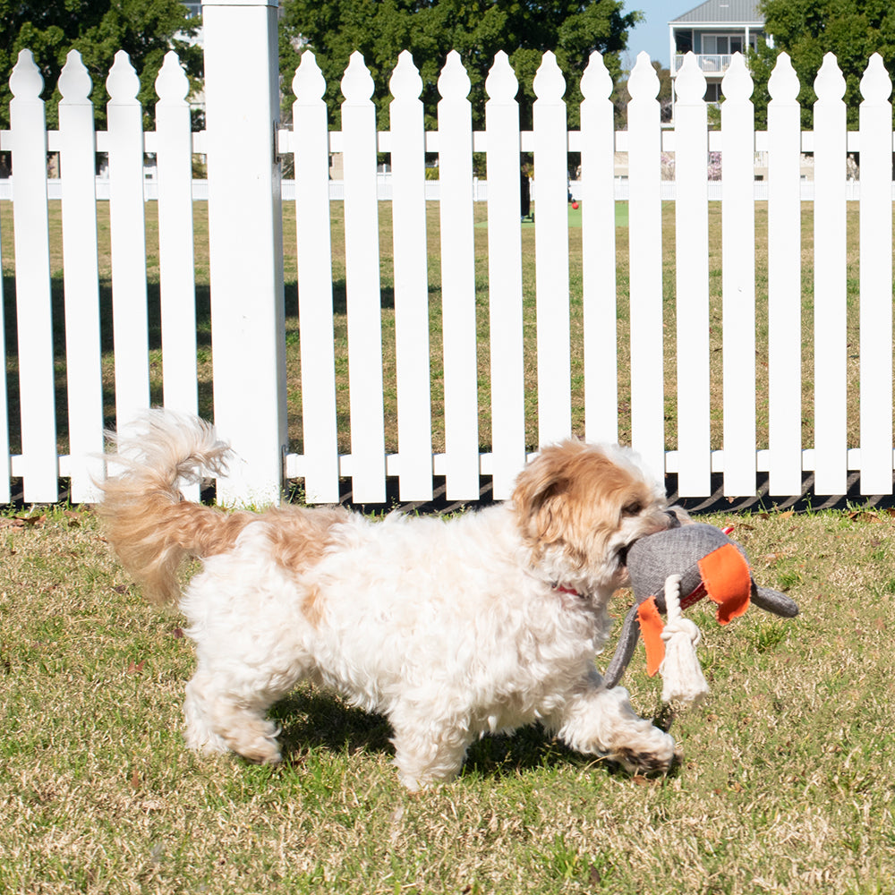 Louie Living Urban 30cm Dodo The Duck Dog/Pet Toy - Grey