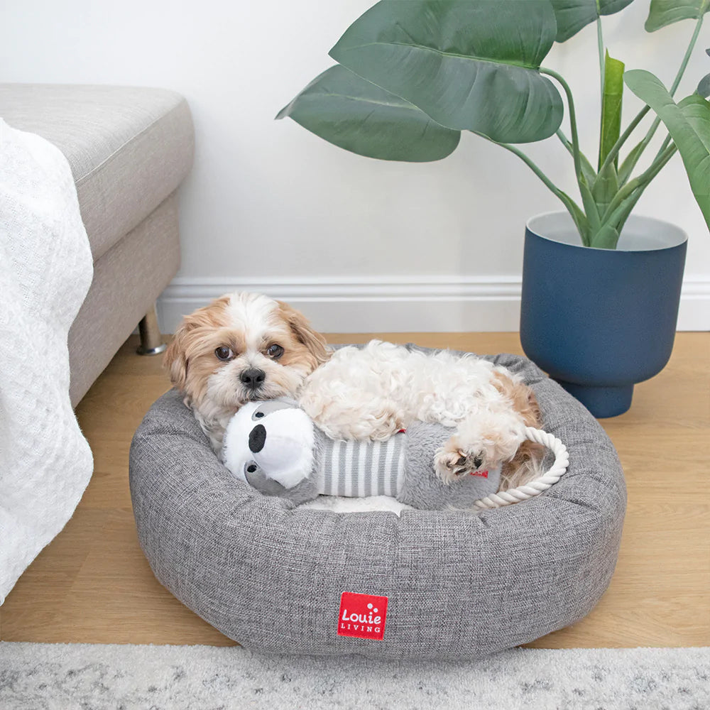 Louie Living Urban 34x11cm Silas The Sloth Dog/Pet Toy - Grey
