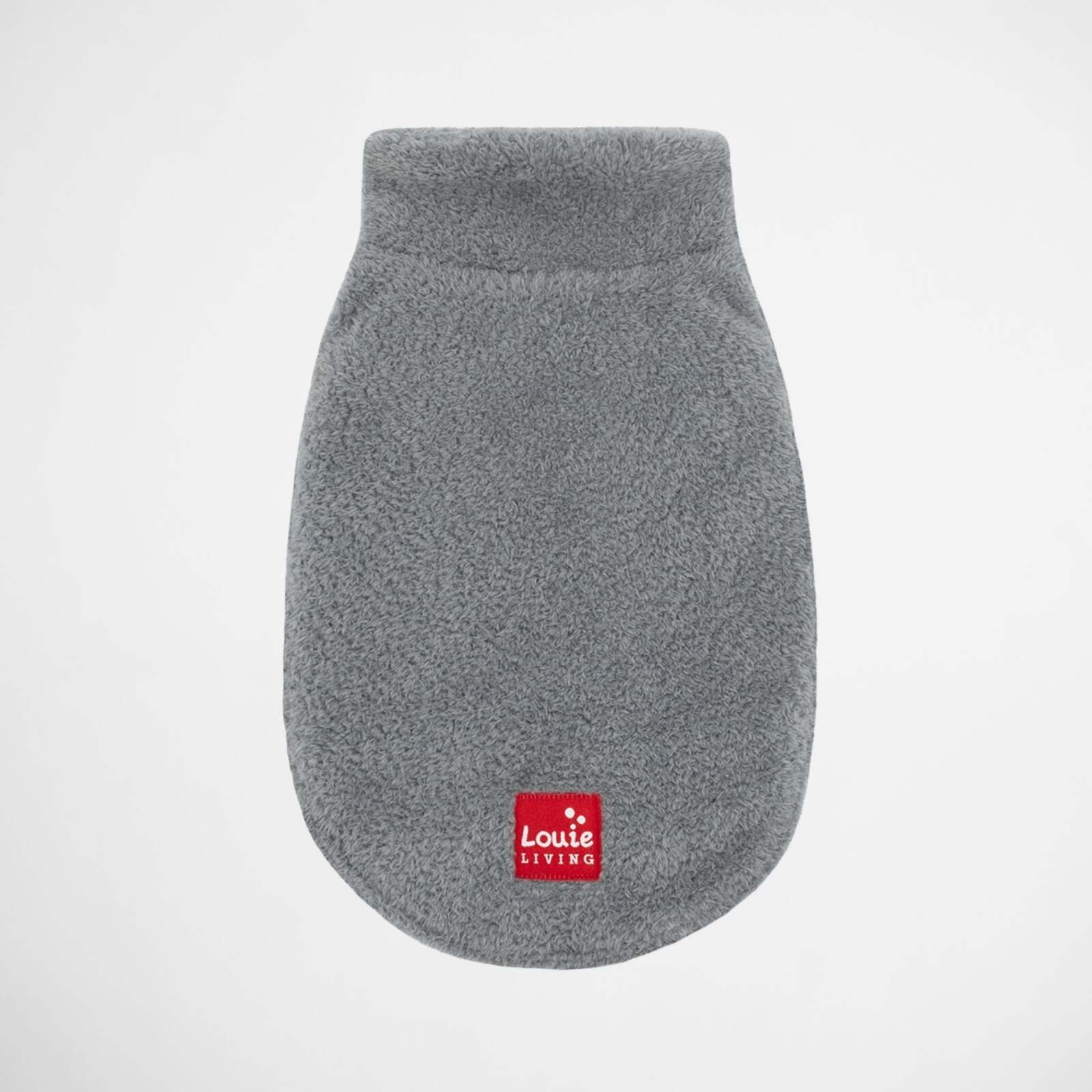Louie Living Warm Fleece Dog/Pet Vest Medium Grey