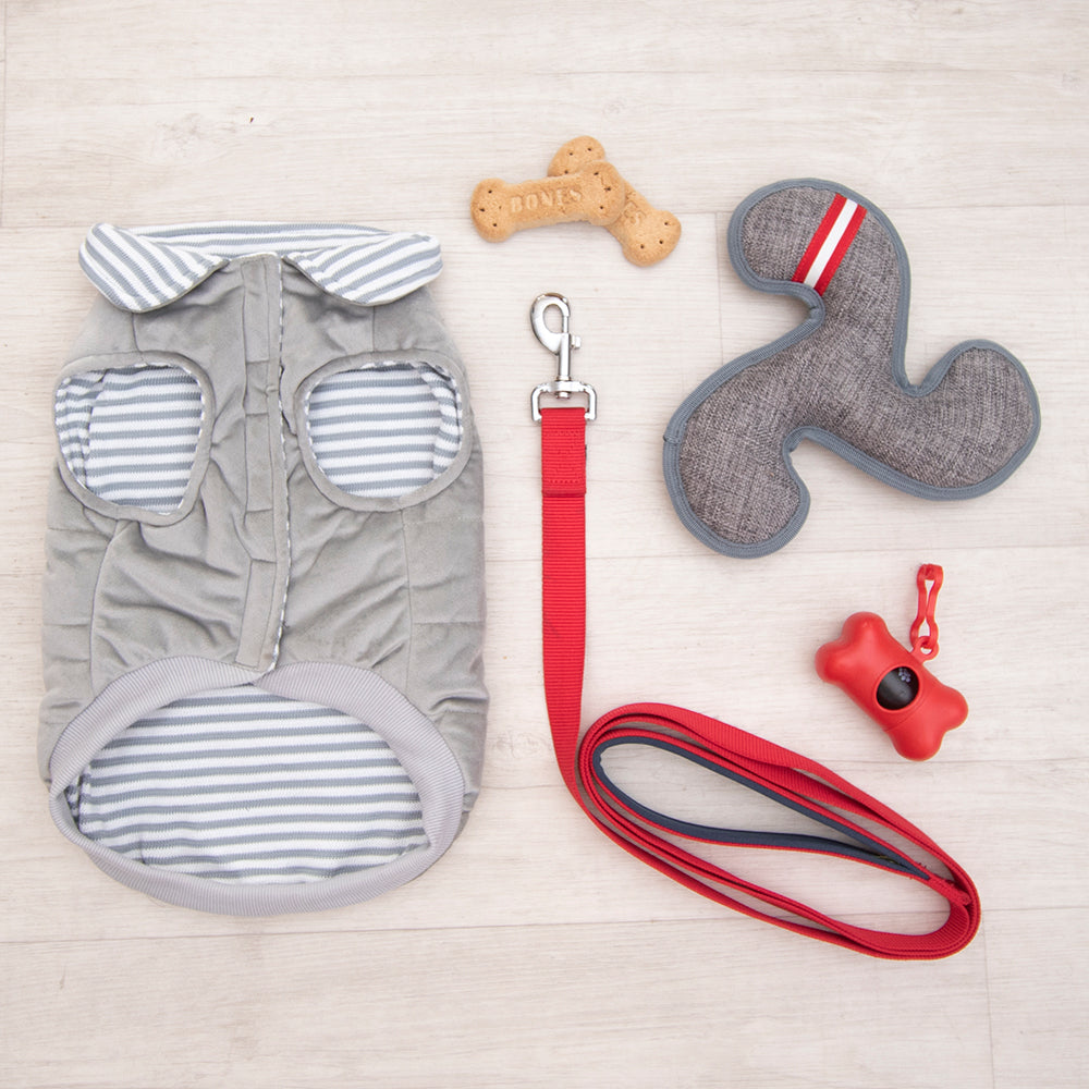 Louie Living Dog/Pet Reversible Light Sweater XL Light Grey