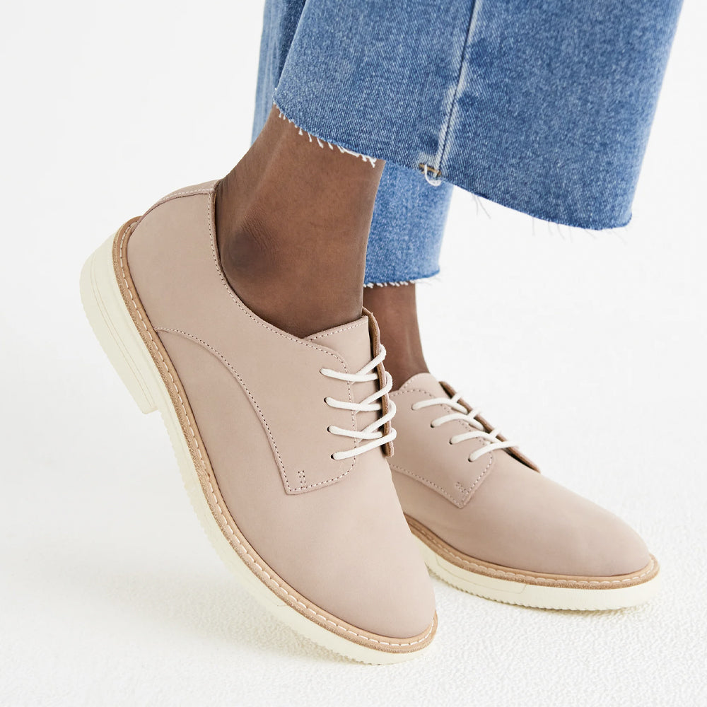 Rollie Women's Derby Rise Snow Pink Shoe US9/EU40