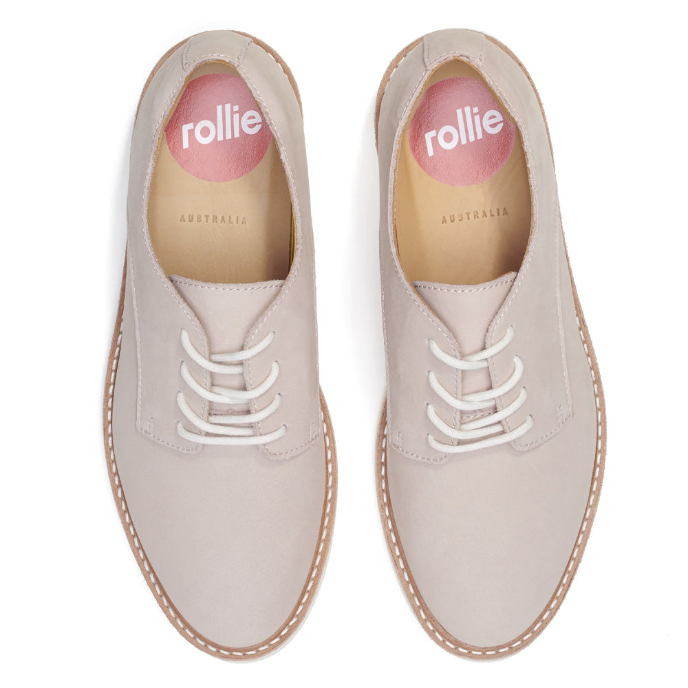 Rollie Women's Derby Rise Snow Pink Shoe US10/EU41